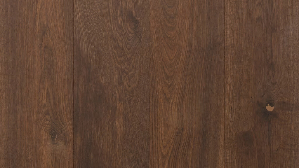 eiken houtenvloer van Uipkes in kleur bidon bruin