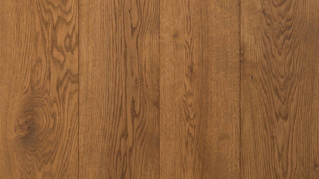 houten planken vloer in kleur warm bruin van Uipkes